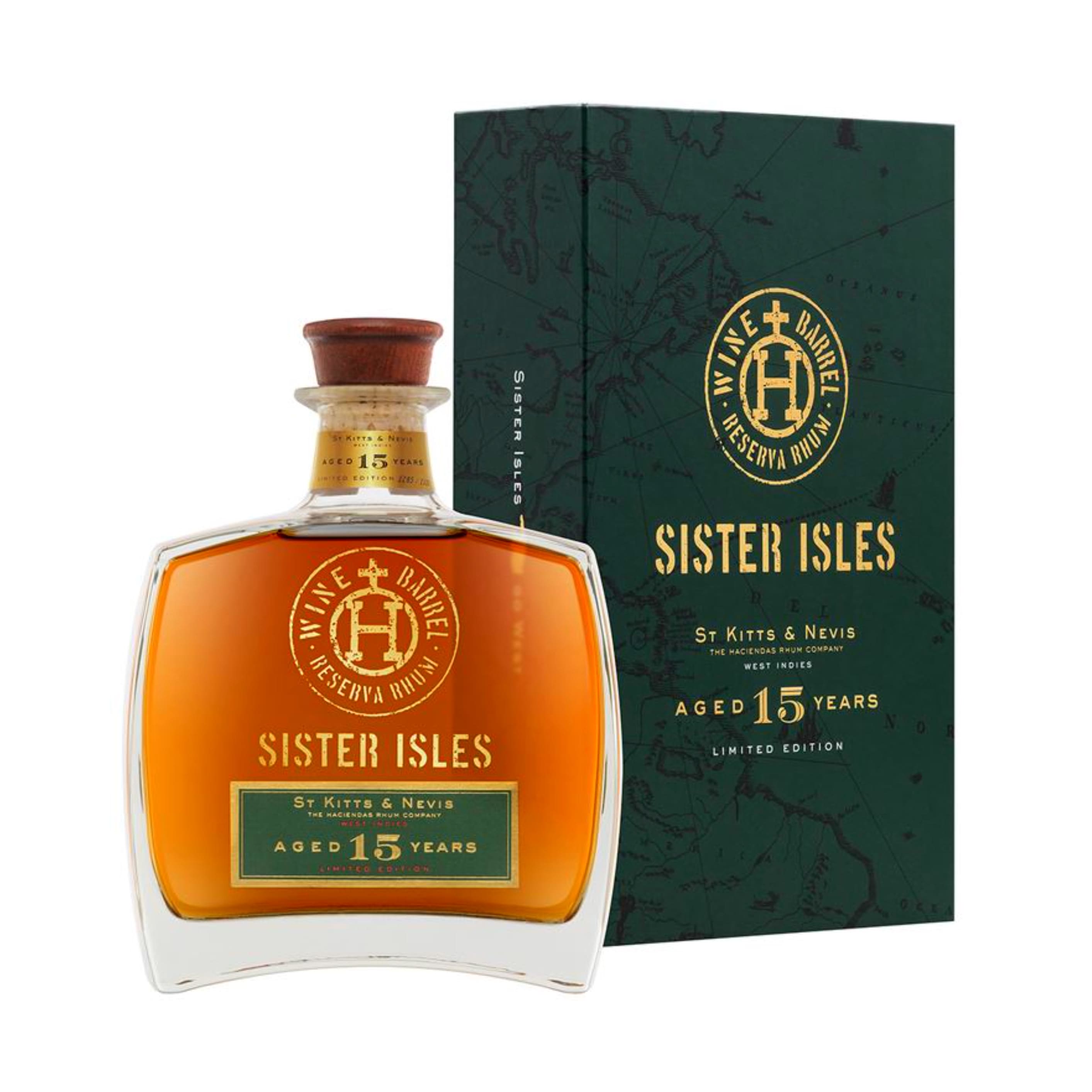 Ром Sister Isles Wine Barrel Reserva Dark Rhum 15 y.o. 45% 0.7 л 